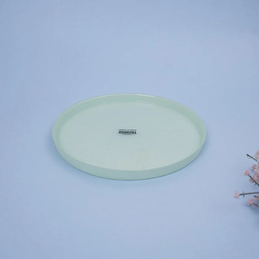 Arna Aqua Glass Dinner Plate Set – Set of 2 Elegant Plates