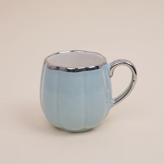 Magina Blue Ceramic Cup Set (180 ml) – Set of 6 Premium Porcelain Cups