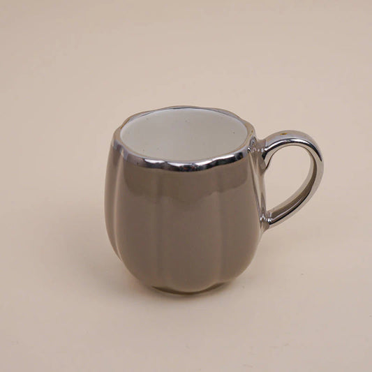 Magina Brown Ceramic Cup Set (180 ml) – Set of 6 Premium Porcelain Cups