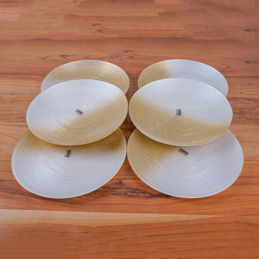 Wiero Golden White Porcelain Dinner Set – 26-Piece Luxury Dining Collection