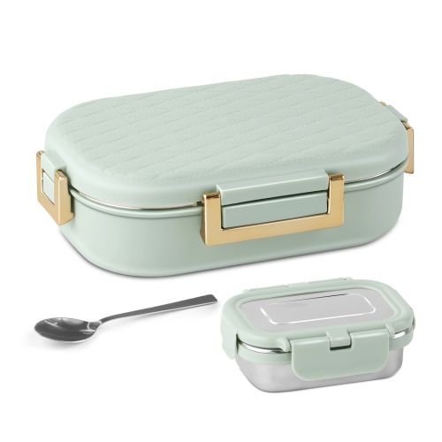 Jaypee LuxLunch Kids Insulated Lunch Box with Stainless Steel Inner – PU Insulation, Airtight Gold Locks, BPA Free