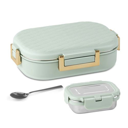 Jaypee LuxLunch Kids Insulated Lunch Box with Stainless Steel Inner – PU Insulation, Airtight Gold Locks, BPA Free