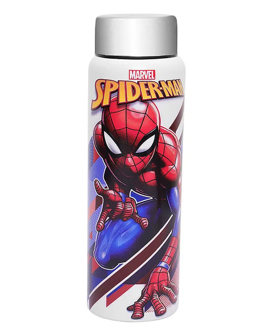 Jaypee Plus Galaxy Prime Stainless Steel Disney Marvel Spider-Man 3D Print Kids Water Bottle | Leak Proof & Rust Proof | 720ml