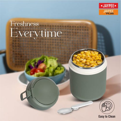 Jaypee Solo Meal Stainless Steel Lunch Box 500ml | Ideal for Office, School & Travel | Durable & Hygienic