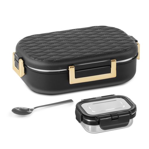 Jaypee LuxLunch Kids Insulated Lunch Box with Stainless Steel Inner – PU Insulation, Airtight Gold Locks, BPA Free