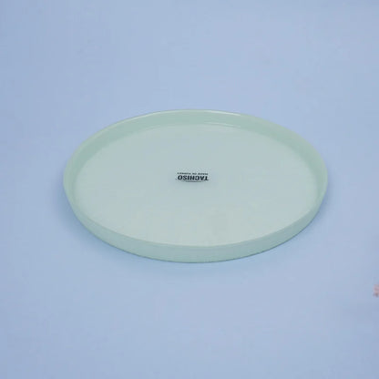 Arna Aqua Glass Dinner Plate Set – Set of 2 Elegant Plates