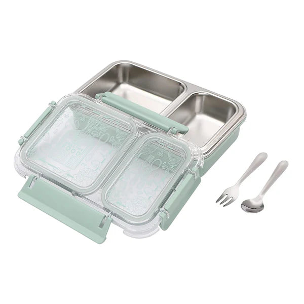 Jaypee Double Cavity Stainless Steel Insulated Lunch Box, BPA Free Tiffin for School, Office & Travel