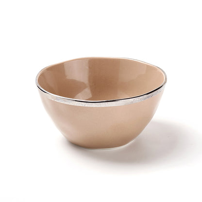 Luxury Soup Serving Set – 6 Ceramic Bowls with 6 Matching Spoons