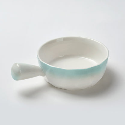 Premium Blue Ombre Ceramic Tableware Set (4 Pieces)