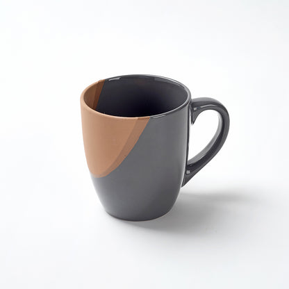 Earthen blue Ceramic Breakfast Cup and Bowl Set (4 Pieces)