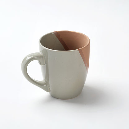 Earthen grey Ceramic Breakfast Cup and Bowl Set (4 Pieces)