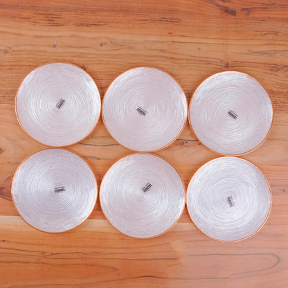 Alita Peach Porcelain Dinner Set – 26-Piece Complete Dining Collection