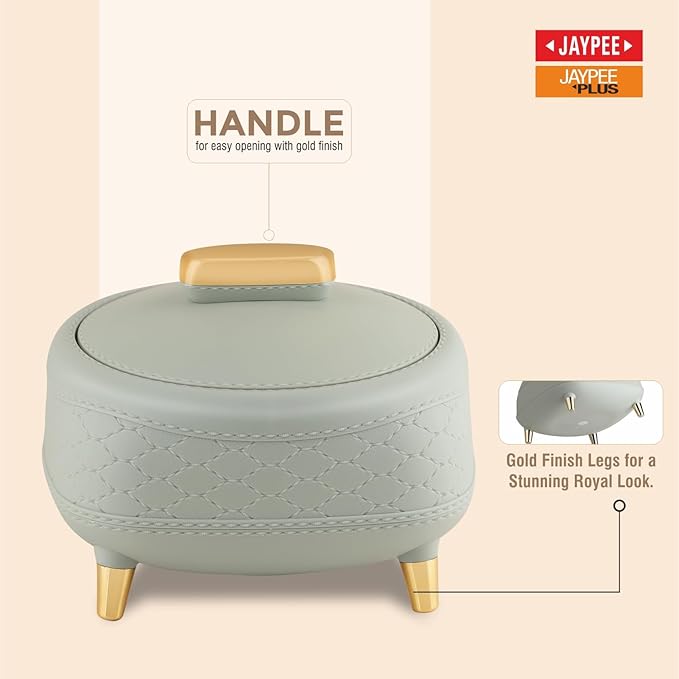 Jaypee Kingston Insulated Casserole Set (3 Pcs) | Stainless Steel Inner | PU Insulation | Hot Food Storage | 1.5L, 2L & 2.5L