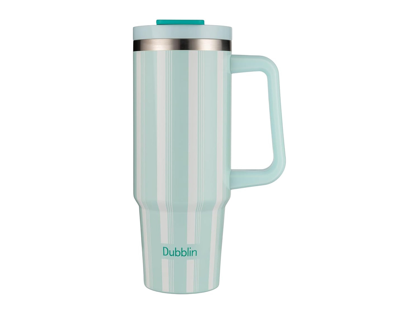 Dubblin ROCK Vacuum Insulated Stainless Steel Tumbler with Handle & Leak-Proof Lid – BPA Free Travel Mug