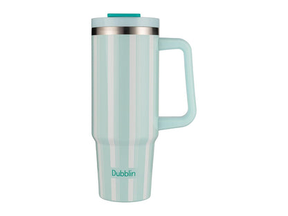 Dubblin ROCK Vacuum Insulated Stainless Steel Tumbler with Handle & Leak-Proof Lid – BPA Free Travel Mug