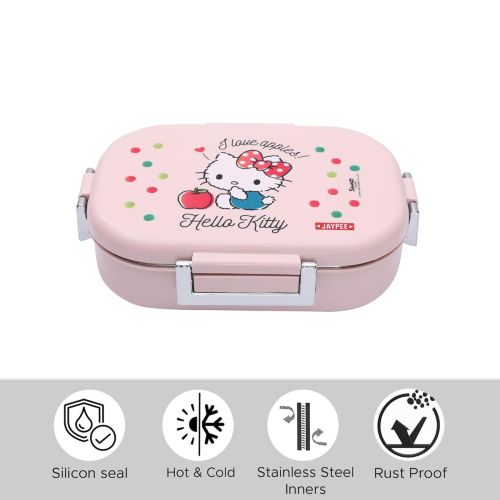 JAYPEE MISSTEEL Kids Insulated Lunch Box – Airtight Stainless Steel Inner Tiffin with Spoon, BPA Free