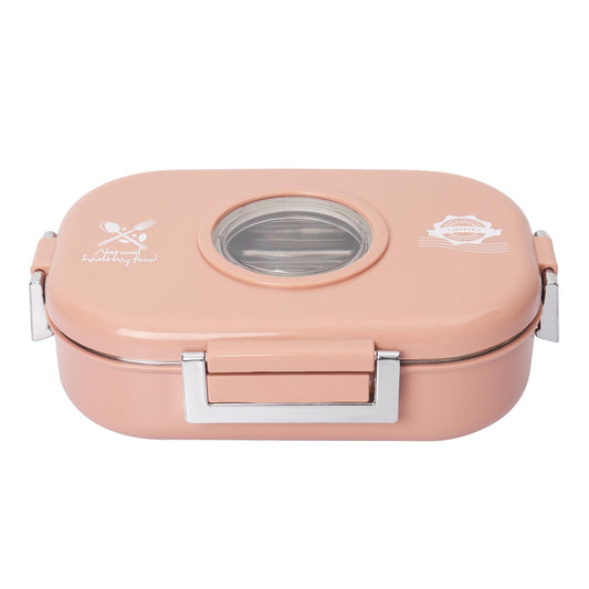 Jaypee Submarine Stainless Steel Insulated Lunch Box Orchid 650ml with Sabzi Container & Spoon