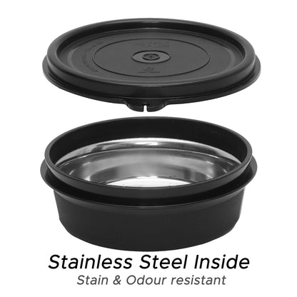 Jaypee Plus Meal Plus Stainless Steel Lunch Box Set (1390 ml, 4 Containers)