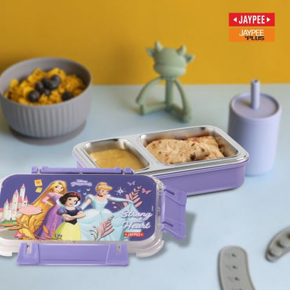 Jaypee Toonbox Kids Insulated Lunch Box – Steel Inner Tiffin with Side Locks, Spoon & Fork