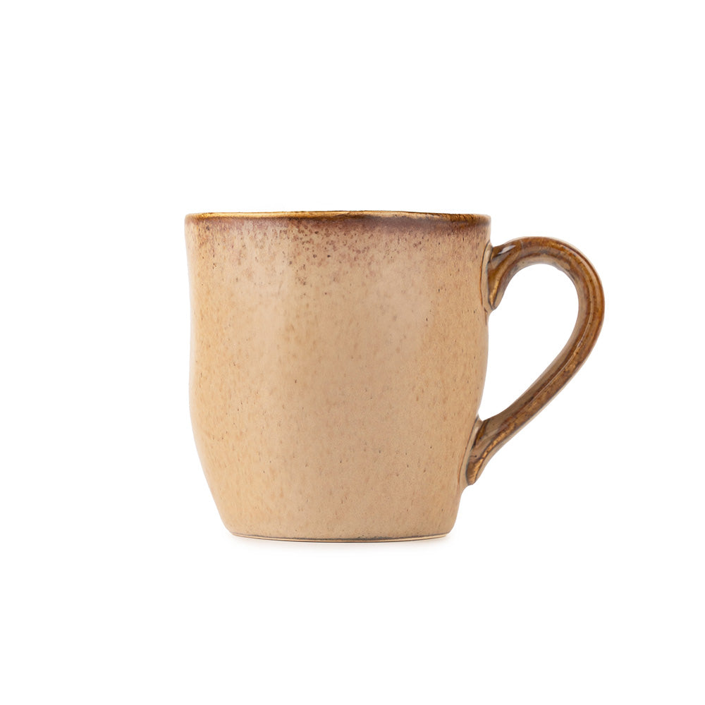 Matte Grey Ceramic Coffee Mug Set – 6 Pieces