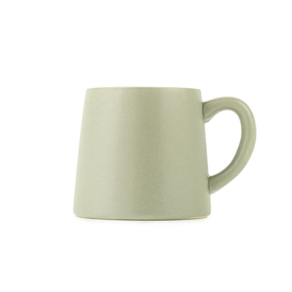 Matte Green Ceramic Mug Set – 6 Pcs | Modern Minimalist Design