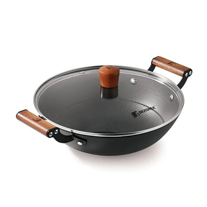 Odin Lightweight Iron Kadai with Enamel Finish & Induction Base