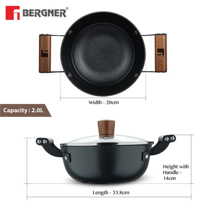 Odin Lightweight Iron Casserole with Enamel Finish & Induction Base