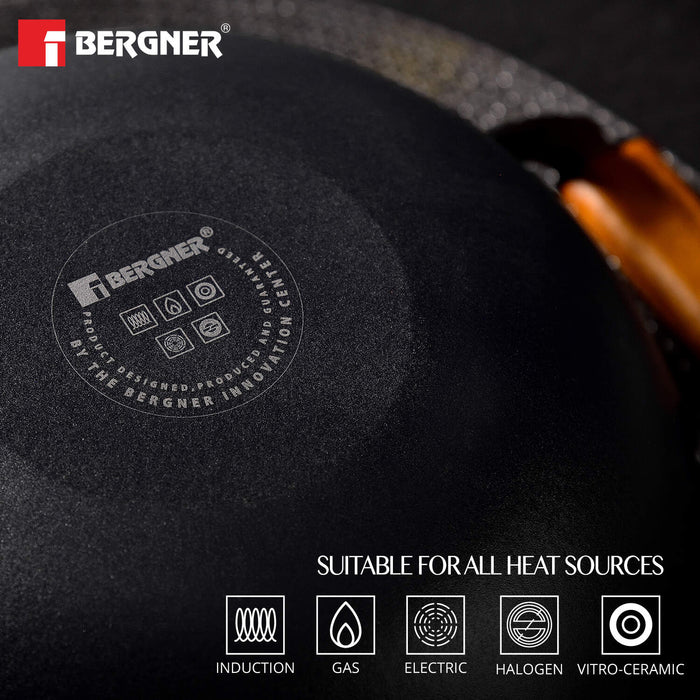 Odin Lightweight Iron Casserole with Enamel Finish & Induction Base