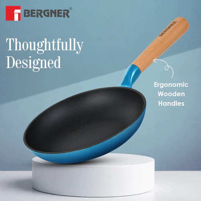 Excalibur Light Cast Iron Frypan | Induction & Gas Compatible