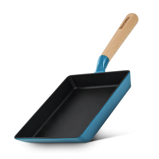 Excalibur Cast Iron Square Pan 23x18cm | Induction & Gas Compatible