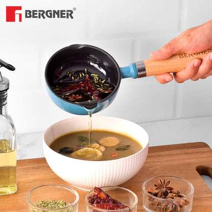 Excalibur Cast Iron Tadka Pan 12cm (200ml) | Induction & Gas Compatible