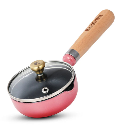 Excalibur Cast Iron Tadka Pan 12cm (200ml) with Lid | Induction & Gas Compatible