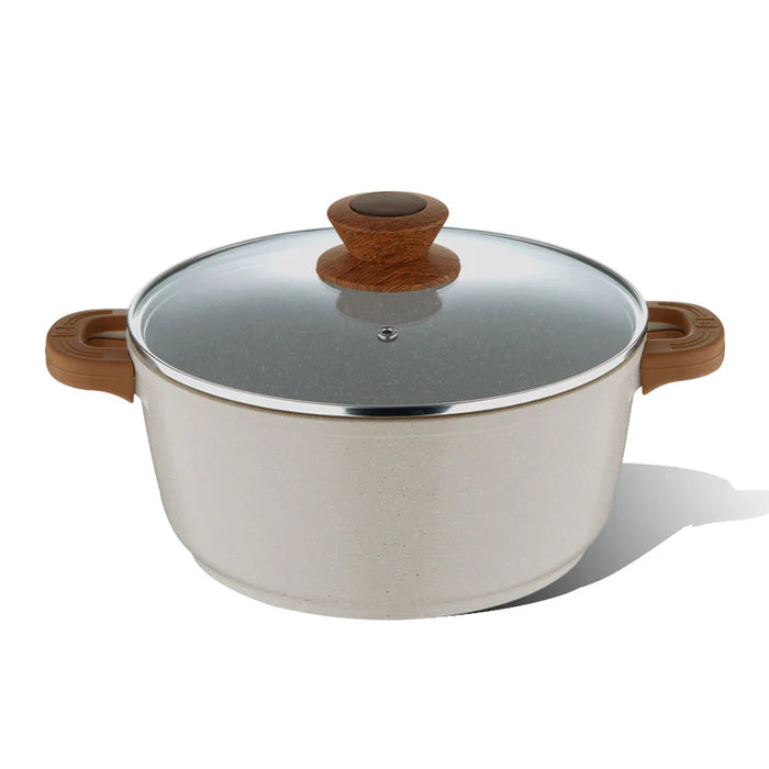 Naturally Cast Aluminum Casserole – Even Heating, Induction & Gas Stove Compatible