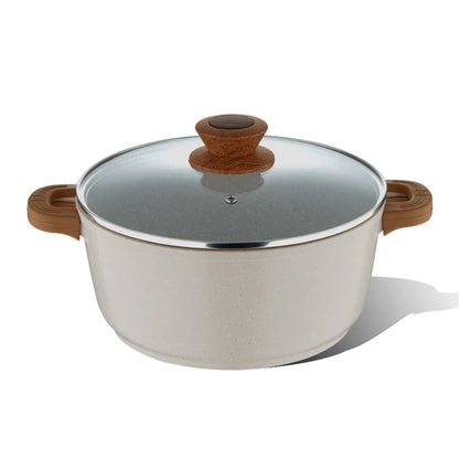 Naturally Cast Aluminum Casserole – Even Heating, Induction & Gas Stove Compatible