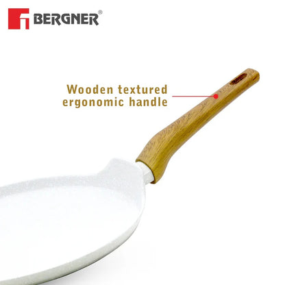 Naturally Forged Aluminum 28 cm Pancake Pan / Dosa Tawa – Even Heating, Induction & Gas Stove Compatible