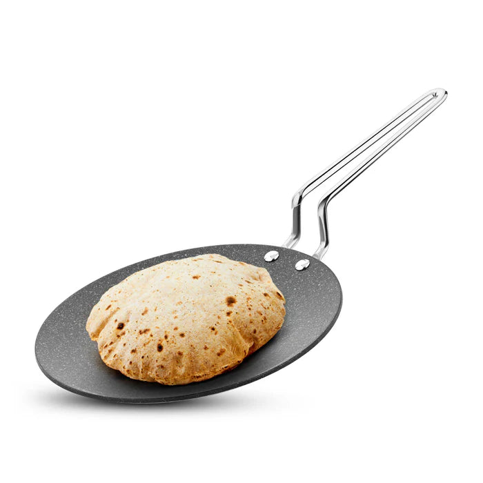 Argent Samsara Tri-Ply Stainless Steel Roti Tawa | Induction Friendly | Fast & Even Heating