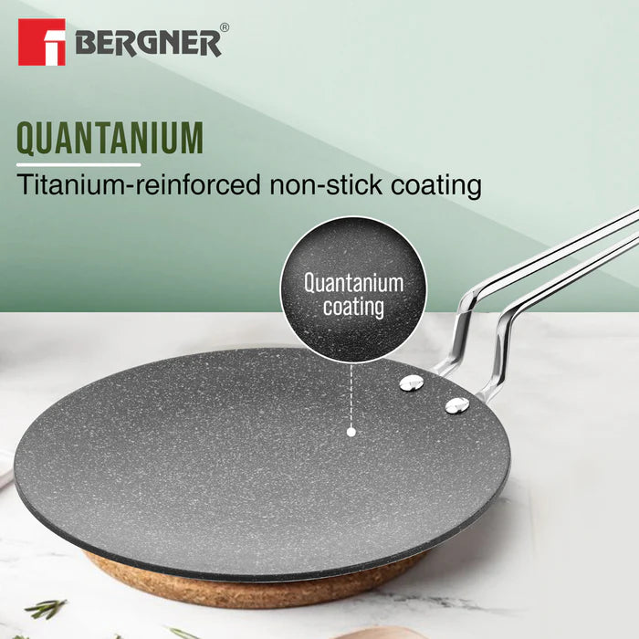 Argent Samsara Tri-Ply Stainless Steel Roti Tawa | Induction Friendly | Fast & Even Heating