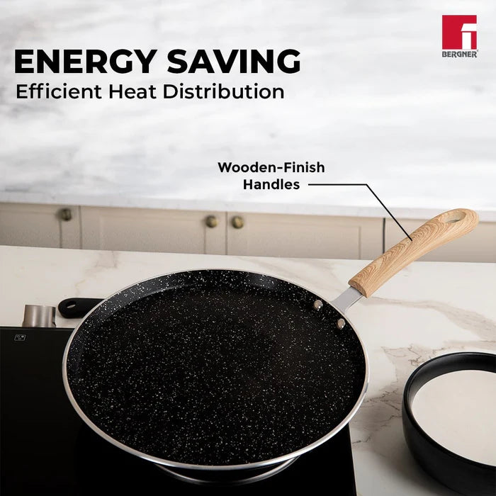 Bellini Plus Aura 5-Layer Non-Stick Dosa Tawa – Even Heating, Induction & Gas Stove Compatible