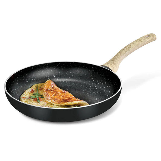 Bellini Plus Aura 5-Layer Non-Stick Omelet Pan / Frypan – Even Heating, Induction & Gas Stove Compatible