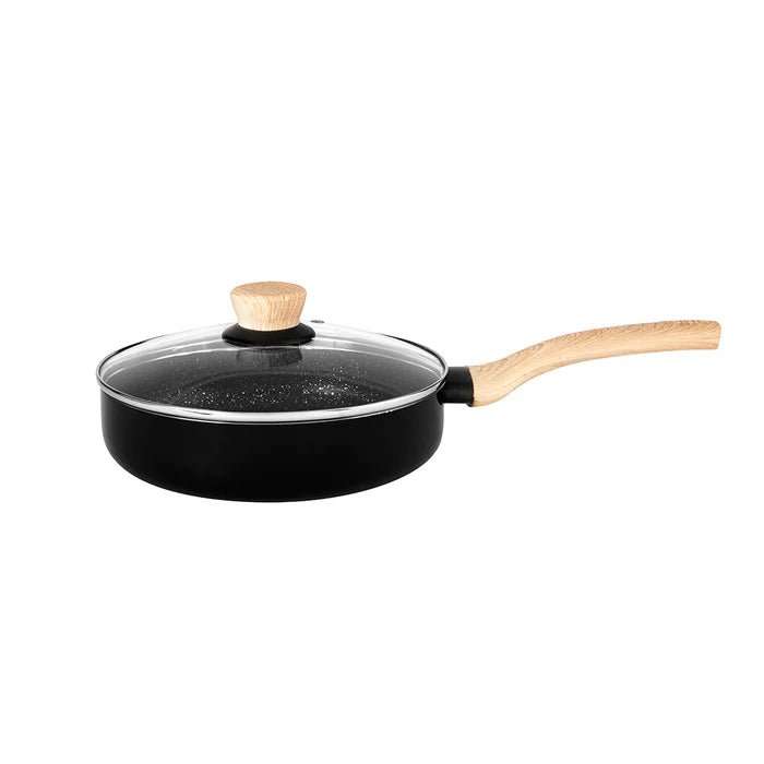 Bellini Plus Aura 5-Layer Greblon C3 Non-Stick Deep Frypan | Induction & Gas Compatible | PFOA-Free, Even Heating