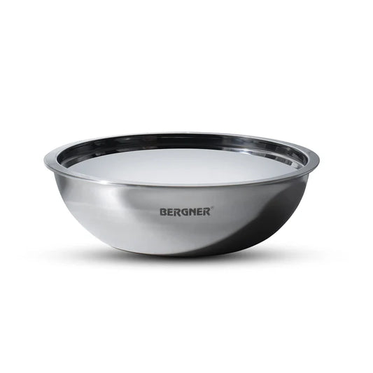 Argent TriPly Stainless Steel Tasra | Even Heat Distribution | Less Oil Use | Durable & Healthy Cooking | Induction & Gas Compatible
