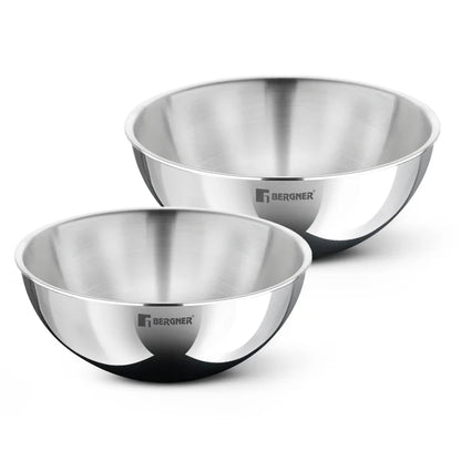 TriPro Tri-Ply Stainless Steel Tasra Combo | Set of 2 | Induction Bottom | Durable & Food-Safe