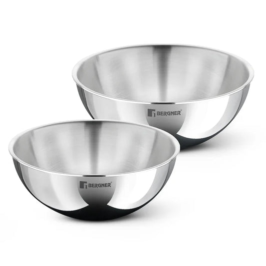 TriPro Tri-Ply Stainless Steel Tasra Combo | Set of 2 | Induction Bottom | Durable & Food-Safe