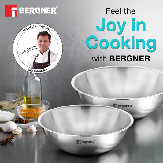 TriPro Tri-Ply Stainless Steel Tasra Combo | Set of 2 | Induction Bottom | Durable & Food-Safe