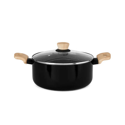 Bellini Plus Aura 5-Layer Non-Stick Casserole – Even Heating, Induction & Gas Stove Compatible