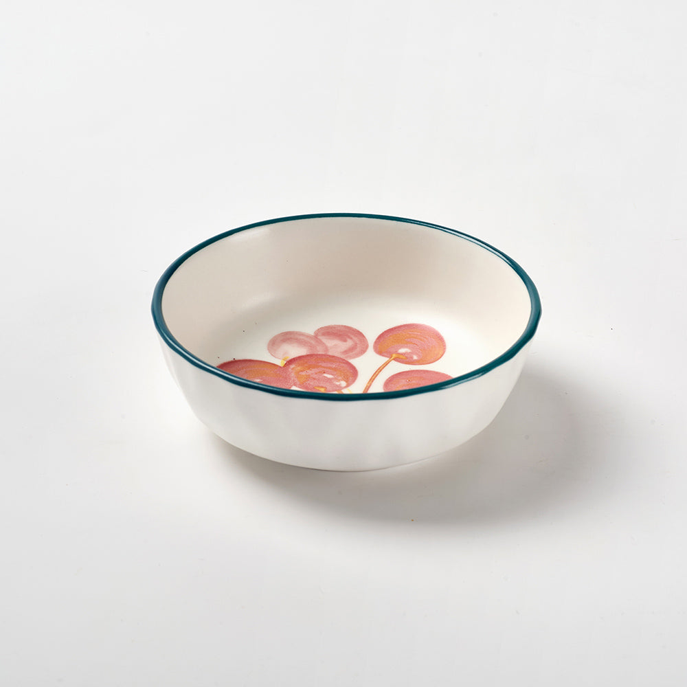 Vintage-Style Large Bloom Ceramic Tableware Set