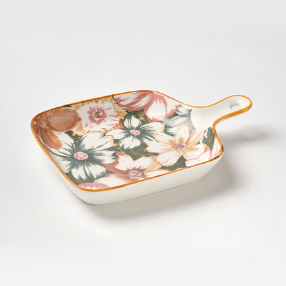 Vintage-Style Large Bloom Ceramic Tableware Set