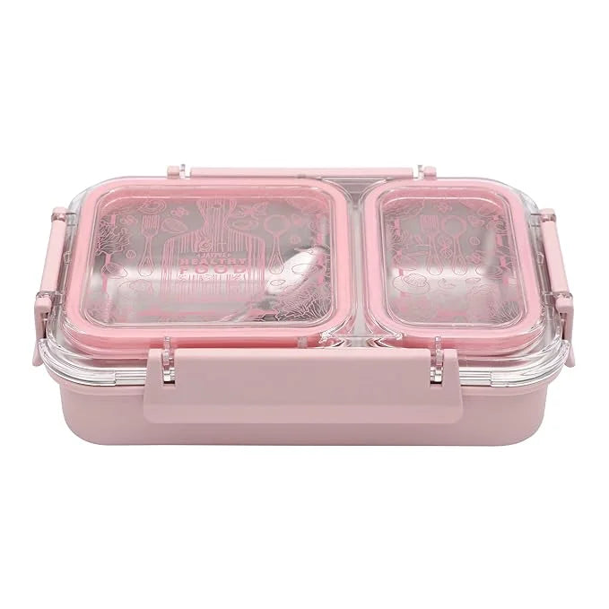 Jaypee Double Cavity Stainless Steel Insulated Lunch Box, BPA Free Tiffin for School, Office & Travel
