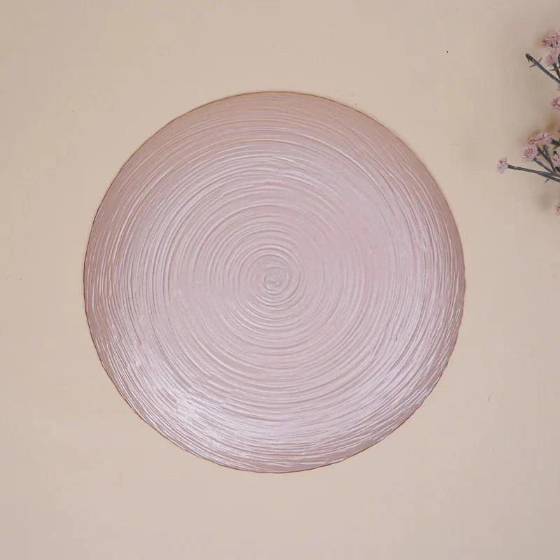 Tachiso Hali Beige Dinner Plates – Premium Glass Plates, Set of 2