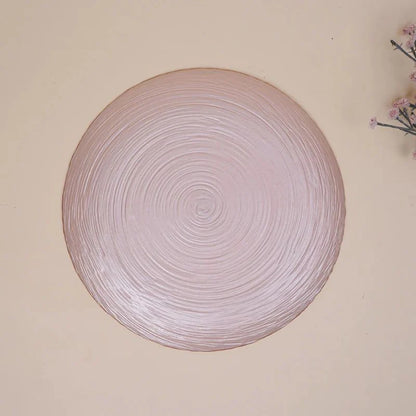 Tachiso Hali Beige Dinner Plates – Premium Glass Plates, Set of 2